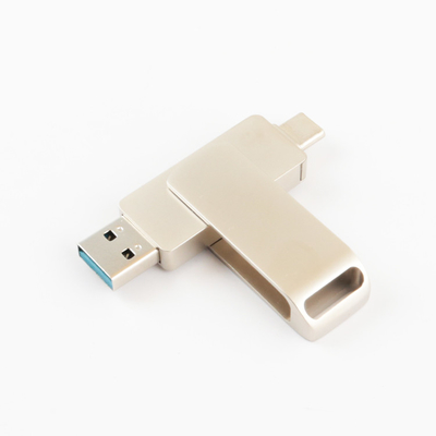 Type C Twist Metal USB Flash Sürücü 2.0 ve 3.0 Yüksek Hızlı 256GB 128GB