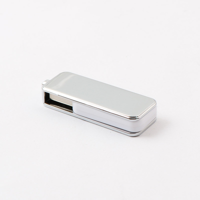 Tek Taraflı Kubbeli Logo 3.0 2.0 Bükümlü USB Sürücü Metal 360 Derece
