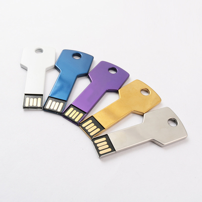 USB 2.0 ve 3.0 64GB 128GB Metal Anahtar Flash Sürücü ABD Standardına Uygun