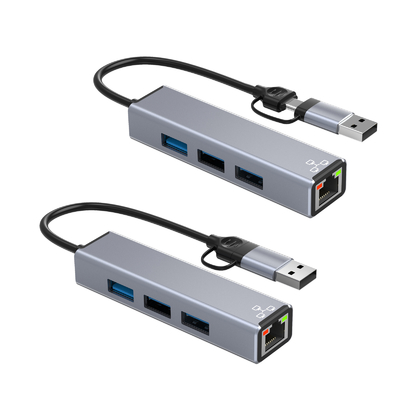 Kompakt USB C Hub Adaptörü dizüstü bilgisayar USB Port Genişletici Hızlı Veri Aktarımı İçin Usb Hub