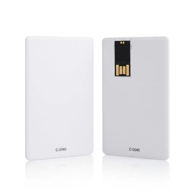 Renkli Baskı ve UV Baskı Logo Seçenekleriyle Her İki Tarafta Tam Renkli Sanat Eseri Baskılı Kredi Kartı USB Flash Sürücü