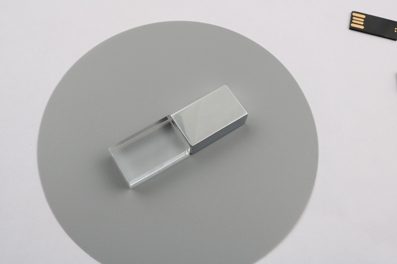 Gravür Logo Kristal USB Stick 64GB 128GB Flash Sürücüler 15MB/S