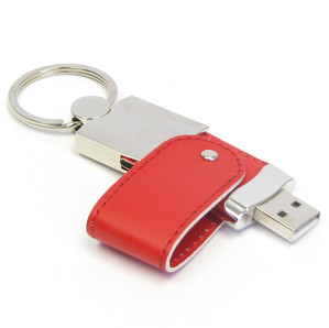 Kabartma / Lazer / Baskı Logolu Metal 2.0 Deri USB Bellek