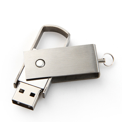 Metal Büküm USB Sürücü 2.0 360 Derece Döndür Tam Bellek 64G 128G