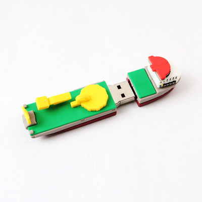 3D Kopya Gerçek PVC USB Sürücü Yelkenli Gemi Özel Şekiller
