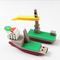 3D Kopya Gerçek PVC USB Sürücü Yelkenli Gemi Özel Şekiller