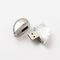 Gizli Çip Mücevher Tarzı Kalp USB Flash Sürücü Kristal Metal 64GB