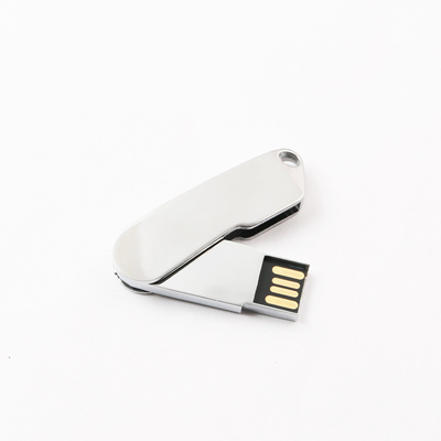 Anahtarlı Twist Metal USB 2.0 Flash Drive, 32GB 64GB 128GB Hızlı UDP Çip