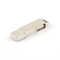 Lazer Baskı Logolu Tam Bellek 360 Derece 3.0 2.0 Bükümlü USB Sürücü 100MBS