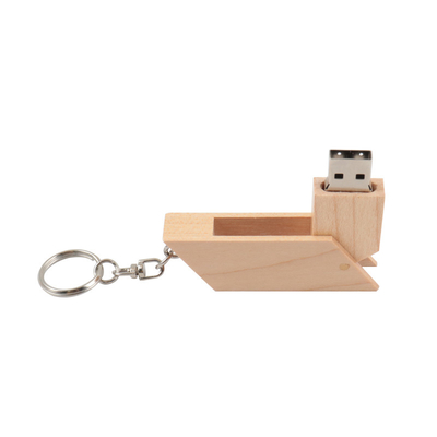 Dikdörtgen Ahşap USB Flash Drive Ürün Bambu Ahşap/Arap Ahşap Destek OEM 0°C 60°C