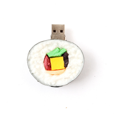 Sushi şeklindeki USB 2.0 Arabirimi Kişiselleştirilmiş USB Flash sürücüleri