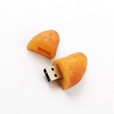 Kişiselleştirilmiş Ekmek Şekilli USB Flash sürücüleri USB 3.0 Arabirimi ile