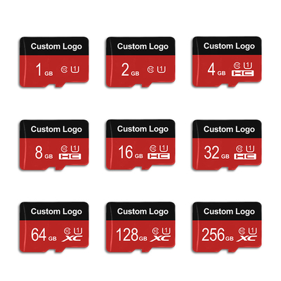 Hızlı Okuma Mikro SD Bellek Kartları 100MB/s'ye Kadar Destek OEM Yazdırma Biçimi Faktörü Mikro SD