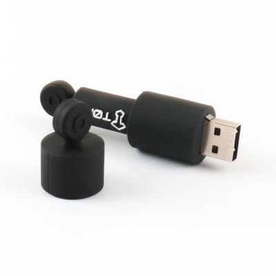Veri Şifreleme Yuvarlak Özel USB Flash sürücüleri PVC / Silikon malzemesi