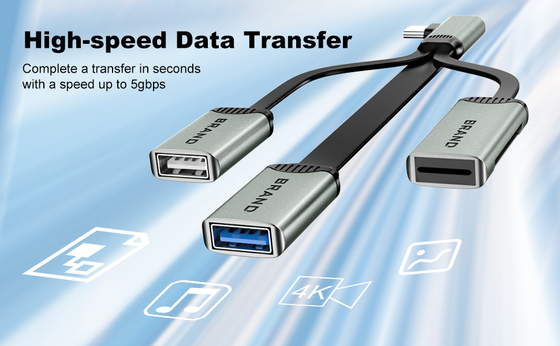 TF Kartı için okuma USB 2.0 ve USB 3.0 Hızlı Veri Aktarımı Kablosu