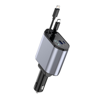 USB-C çıkışı 5V / 3A 12-24V nominal gerilim girişi için hızlı araba şarj cihazı