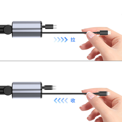 IPhone için ABS PC Alüminyum Alaşım Araba Şarj cihazı Çıktısı 5V/2.4A Kompakt ve Hafif