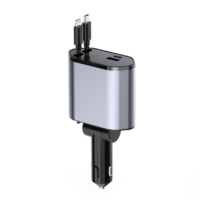 USB-C çıkışı 5V / 3A 12-24V nominal gerilim girişi için hızlı araba şarj cihazı