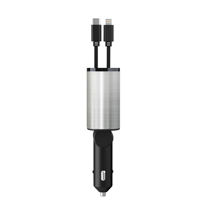 Kompakt 139*65*34.5mm araba şarj cihazı 2 USB parçası çıkışı 5V/2.4A