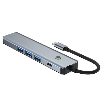 Çok fonksiyonel Veri İstasyonu USB C Hub Akıllı Adaptör 5Gbps Transfer Hızıyla
