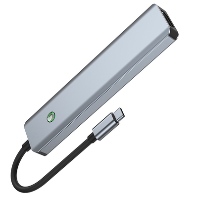 Çok fonksiyonel Veri İstasyonu USB C Hub Akıllı Adaptör 5Gbps Transfer Hızıyla