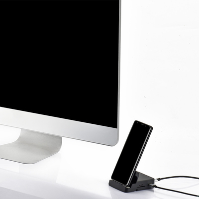 5Gbps Veri Aktarım Tipi C USB Hub Adaptörü Dizüstü Telefon Sahibi için Çoklu Port Hub