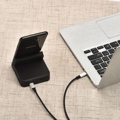5Gbps Veri Aktarım Tipi C USB Hub Adaptörü Dizüstü Telefon Sahibi için Çoklu Port Hub
