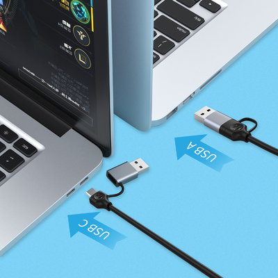 Kompakt USB C Hub Adaptörü dizüstü bilgisayar USB Port Genişletici Hızlı Veri Aktarımı İçin Usb Hub