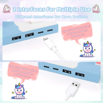 EasyCarry Çoklu Port Tip C İstasyonu USB C Hub Akıllı Adaptörü