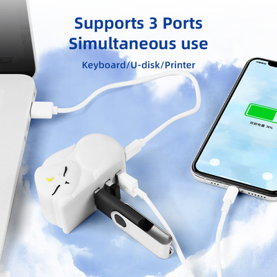 Hızlı veri aktarımı ve bellek kartı okuyucu ile USB PVC Hızlı okuma Hub Tf Kart okuma Hub