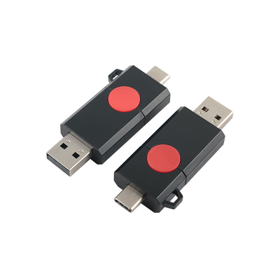 USB 3.0 ve C Tipi Flash sürücüleri Plastik derecelendirilmiş A Flash ve özelleştirilmiş logo ile