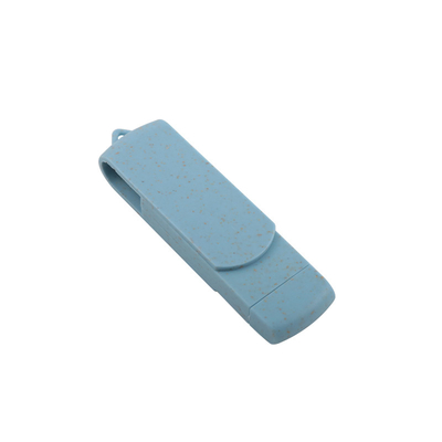 Geri dönüştürülebilir malzemeler Veri depolama için C U Tipi Diskli USB Flash sürücüsü