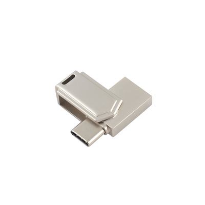 13g Çinko Alaşımlı USB 3.0 ve Veriler Şifre ve Lazer USB Logo ile C Tipi Bellek Kayanları