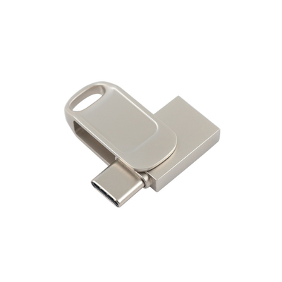 Parola koruması ve Hız C Tipi uyumluluğu ile Metal Çift USB Flash sürücü