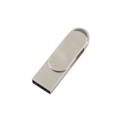 Gümüş USB 2.0 USB 3.0 ve C Tipi ile Su geçirmez Metal USB PD Flash Drive