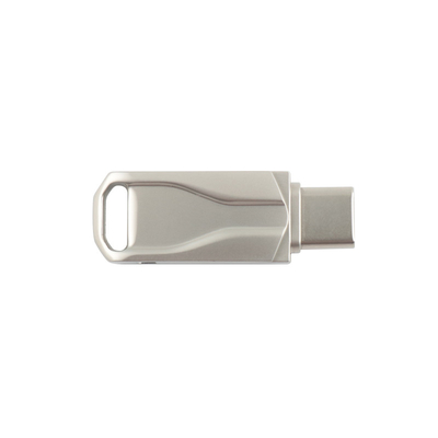 USB 2.0 ve C Tipi Metal Flash sürücüsü Data Birleştirme ve Güvenlik için Baskı veya Lazer Logo