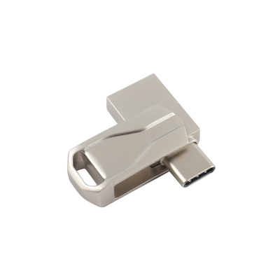 USB 2.0 ve C Tipi Metal Flash sürücüsü Data Birleştirme ve Güvenlik için Baskı veya Lazer Logo