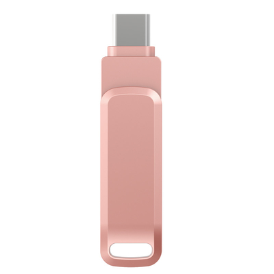 Hızlı veri aktarımı OTG USB Flash sürücüler TYPE C ve USB Birlikte Metal malzemeler