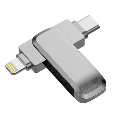 Su geçirmez OTG USB Flash sürücüleri USB3.0 ve USB 2.0 arayüzü ve C tipi desteği için