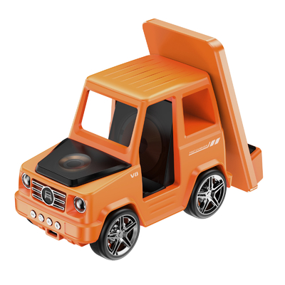 Orange Cool Car Formed Wireless Charger for iPhone Airpods IWatch 225G Çıktısı 9V/1.67A