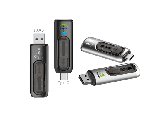 Kutusu 34G USB Tip C Flash sürücüleri Veriler Güvenli Tip C USB 3.0 Flash sürücüleri