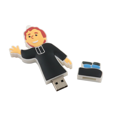 Yuvarlak Özel Kişiselleştirilmiş USB Kılavuzları Toplu 10 Yıl Veri Koruma Veri Güvenlik Çözümü