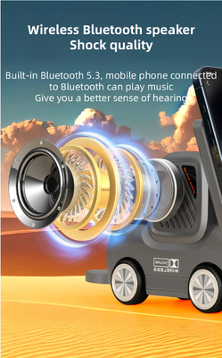 15W Hızlı Şarjlı Telefon Fidget Spinner Işığı ve 5V/2.1A Girişi için Çok Fonksiyonlu Kablosuz Şarj Aracı