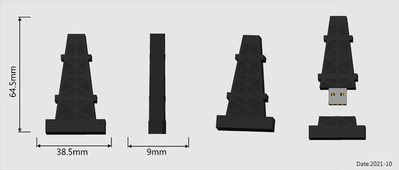 Özel Şekiller USB Flash Memory PVC veya Silikon Üretimi Açık Kalıpla Kolaylaştırıldı