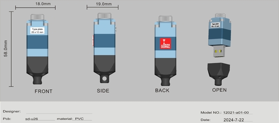 Kişisel USB Flash sürücüler veri şifreleme ve hızlı resim dönüşü müşteri isteğini takip 10 yıl veri saklama