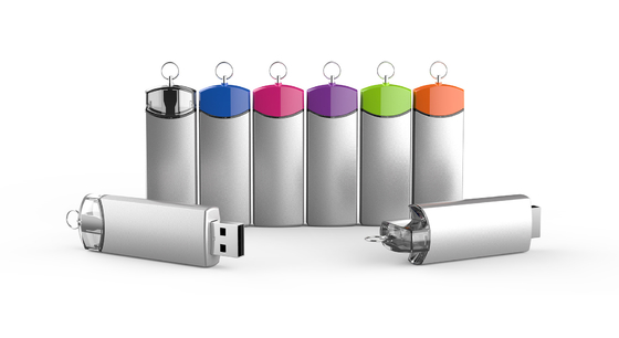 Speed Dome logosu ile özelleştirilebilir 8-15MB/s Yaz Metal USB Flash Drive