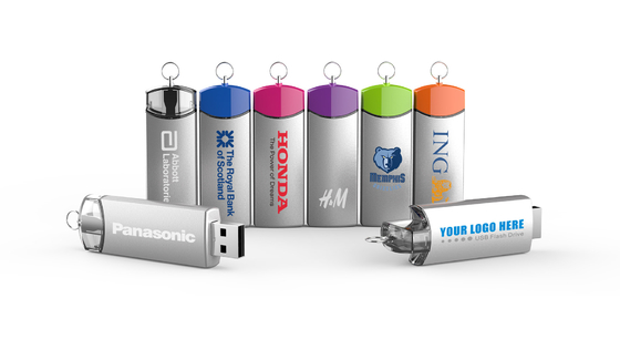 Speed Dome logosu ile özelleştirilebilir 8-15MB/s Yaz Metal USB Flash Drive