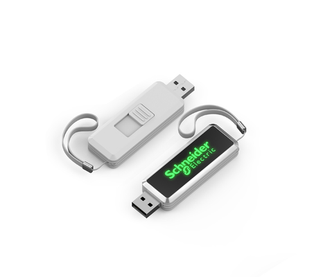Parlak renkli LED ışık USB