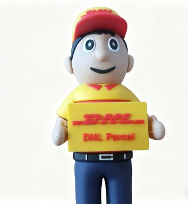 DHL Delivery Man Person Cartoon Usb Flash Drive Made By Customer Design