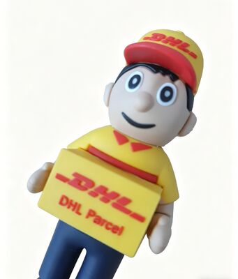 DHL Delivery Woman Person Cartoon Usb Flash Drive Made By Customer Design